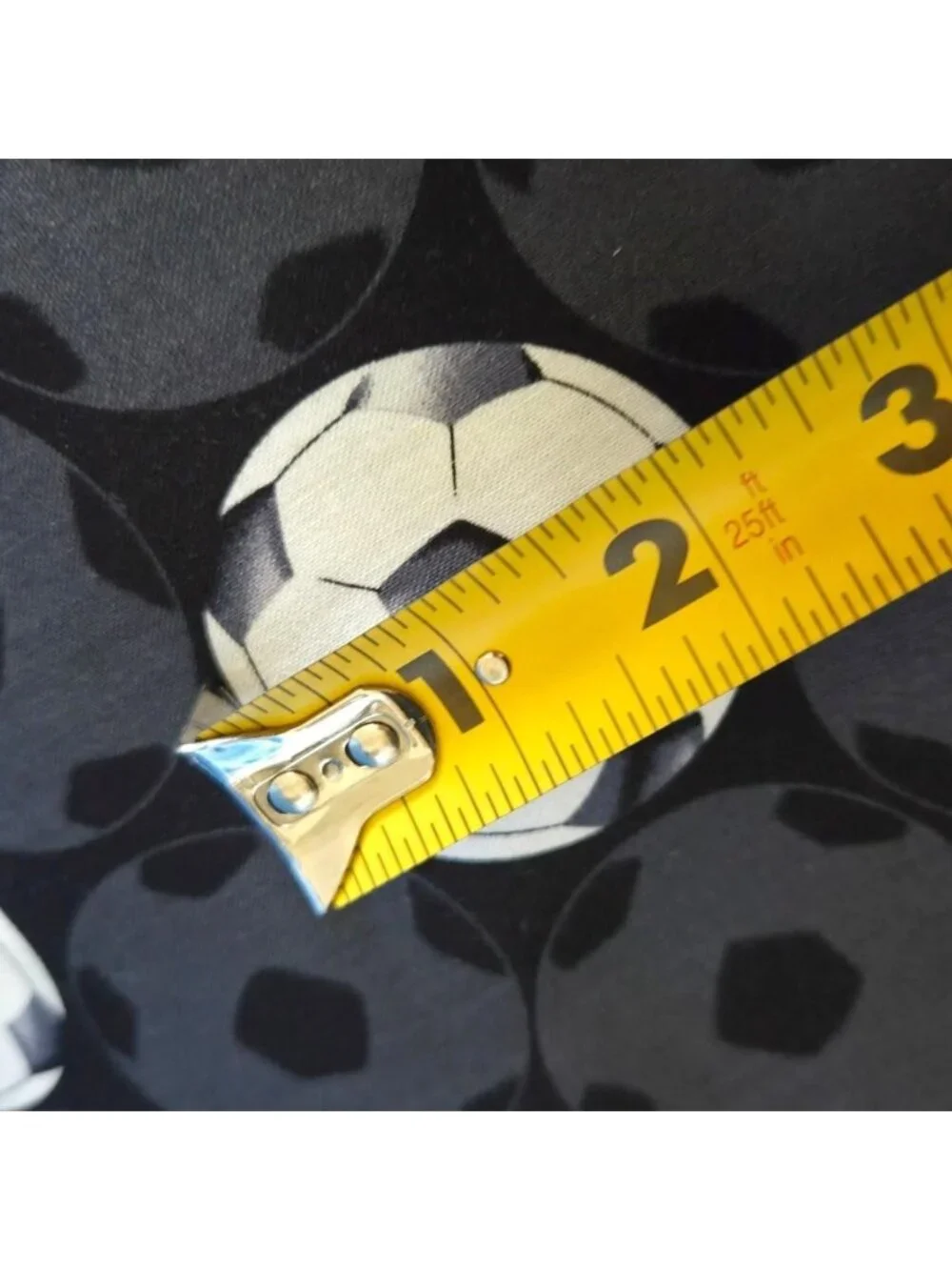 All Stars Soccer Ball Cotton Fabric Kanvas Benartex 2 Yards 42” Wide Black White